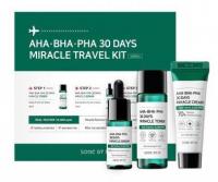 SOME BY MI Набор средств (тонер/сыворотка/крем) - AHA.BHA.PHA. 30 Days Miracle Travel Kit