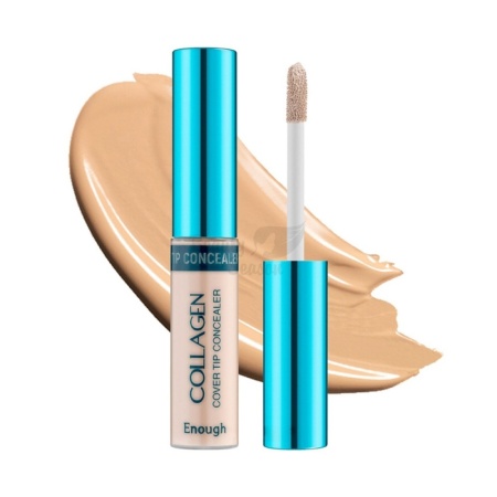 ENOUGH Консилер коллагеновый  Collagen Cover Tip Concealer #02, Clear  Beige 5 гр