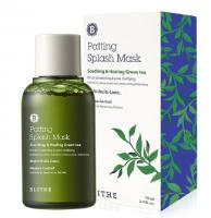 BLITHE Сплэш-маска Смягчающий заживляющий зеленый чай Splash Mask Soothing & Healing Green Tea
