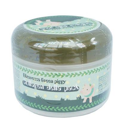 Elizavecca Маска для лица  желейная с коллагеном ЛИФТИНГ Green Piggy Collagen Jella Pack