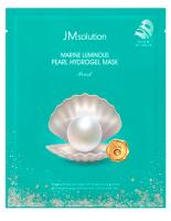 фото jmsolution гидрогелевая маска с экстрактом жемчуга marine luminous pearl hydrogel mask  бьюти сизон