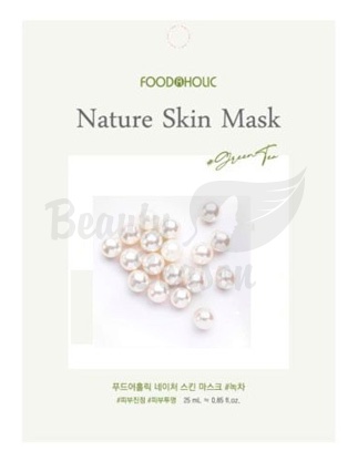 FOODAHOLIC Маска для лица с экстрактом Жемчуга Nature Skin Mask Pearl