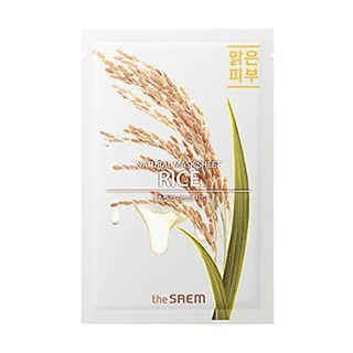 The SAEM Маска тканевая с экстрактом риса - NEW Natural Rice Mask Sheet 21мл