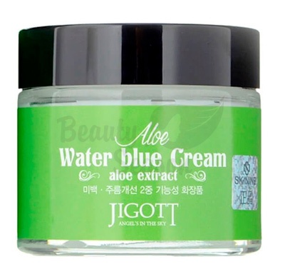 фотоJIGOTT Крем для лица АЛОЭ ALOE Water Blue Cream, 70 мл бьюти сизон