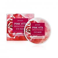 фото PETITFEE Осветляющие тканевые патчи для век  Pink Vita Brightening Eye Mask уход за кожей