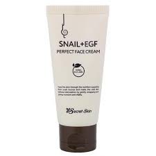 фотоSECRET SKIN Крем для лица с экстрактом улитки  и EGF - Snail + EGF Perfect Face Cream 50гр бьюти сизон