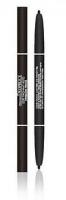 фото deoproce  автоматический карандаш для век premium soft two - way auto eyebrow pencil #21 (black)  бьюти сизон