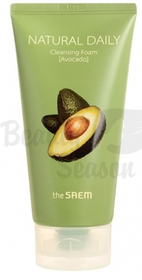The SAEM Пенка для умывания Авокадо Natural Daily Cleansing Foam Avocado