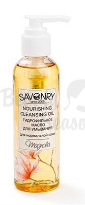 фото savonry гидрофильное масло для нормальной кожи магнолия nourishing cleansing oil magnolia 200 ml уход