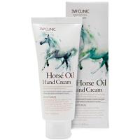 3W CLINIC Крем для рук увлажняющий Лошадиное масло - Horse Oil Hand Cream