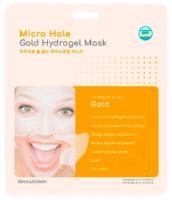 фото beauugreen гидрогелевая маска с золотом micro hole gold hydrogel mask  бьюти сизон