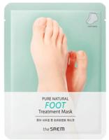 фото the saem маска носочки для ног pure natural food treatment mask  бьюти сизон