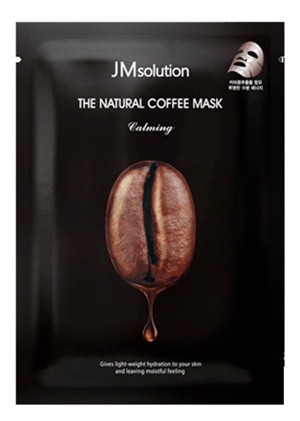 фото jmsolution успокаивающая маска для лица с экстрактом кофе the natural coffee mask calming beauty