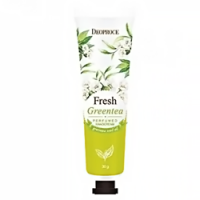 фото deoproce крем для рук парфюмированный -  fresh greentea perfumed hand cream  50g бьюти сизон