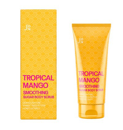 фото j:on скраб для тела манго - tropical mango smoothing sugar body scrub, 250 гр beauty
