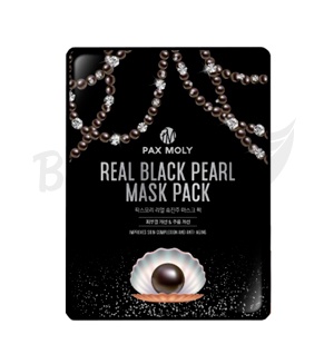 PAX MOLY Тканевая маска Черный жемчуг Real Black Pearl Mask Pack