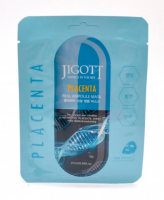 JIGOTT Тканевая Ампульная Маска с Плацентой - Placenta Real Ampoule Mask