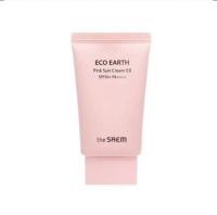 The SAEM Крем Солнцезащитный SPF 50+ PA++++ Eco Earth Pink Sun Cream EX 50g