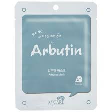 MIJIN Маска тканевая с арбутином - Arbutin Mask Pack 22гр