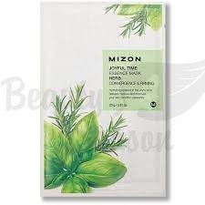 MIZON Тканевая маска комплекс травяных экстрактов Joyful Time Essence Mask Herb Convergence &Firming