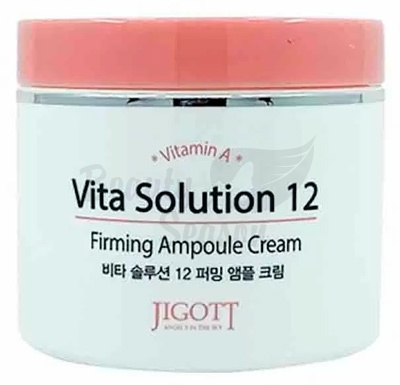 фотоJIGOTT Крем для лица РЕГЕНЕРАЦИЯ Vita Solution 12 Firming Ampoule Cream, 100 мл бьюти сизон