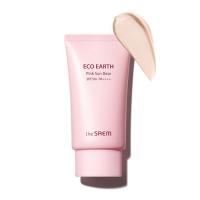 The SAEM Крем Солнцезащитный для проблемной кожи Eco Earth Pink Sun Base 50+ PA++++