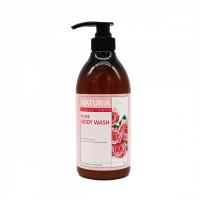 фото evas гель для душа роза / розмарин - naturia pure body wash (rose&rosemary), 750 мл бьюти сизон