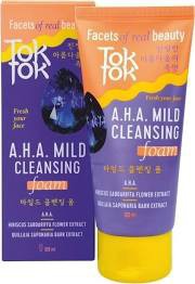Tok Tok Мягкая очищающая пенка для умывания с A.H.A кислотами - A.H.A Mild Cleansing Foam