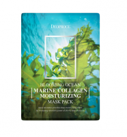 DEOPROCE Маска на основе морского коллагена - Blooming Marine Collagen Moisturizing Mask Pack
