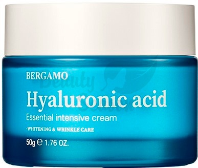 фотоBERGAMO Крем для лица с гиалуроновой кислотой Hyaluronic Acid Essential Intensive Cream бьюти сизон