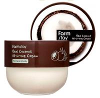 FARMSTAY Крем для лица и тела с Кокосом  Real Coconut All In One Cream 300ml 