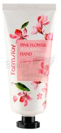 FARMSTAY Крем для рук с экстрактом Вишни Pink Flower Blooming Hand Cream Cherry Blossom 