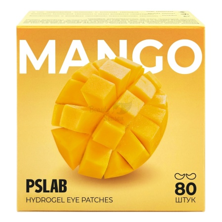 PSLAB Патчи против следов усталости с экстрактом Манго Mango Re-Fresh Hydrogel Eye Patches 80 шт
