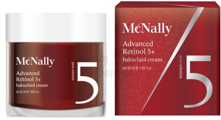 MCNALLY Крем для лица с ретинолом и бакучиолом Advancer Retinol 5+ Bakuchiol Cream