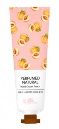 Pretty Skin Парфюмированный крем для рук Персик Perfumed Natural Hand Cream Peach 