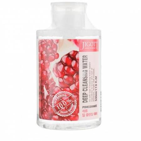 фото jigott  жидкость для снятия макияжа deep cleansing water pomegranate уход