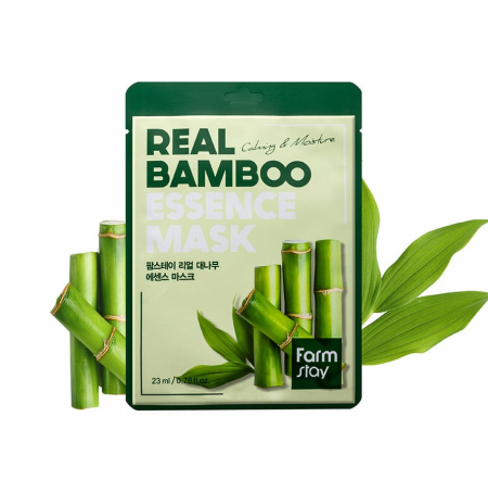 FARMSTAY Маска для лица с экстрактом Бамбука - Real Bamboo Essence Mask