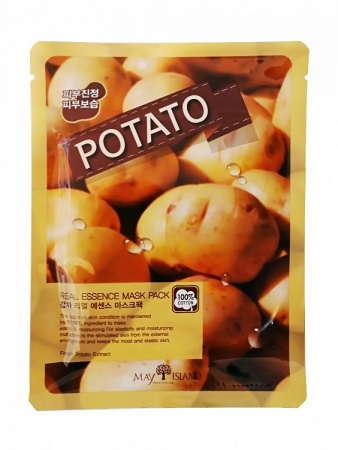 MAY ISLAND Маска для лица Картофель - Potato Real Essence Mask Pack