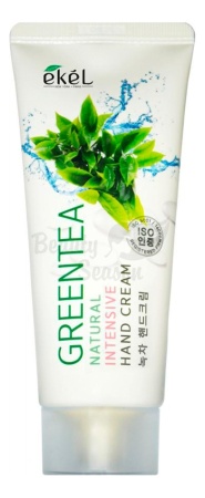 EKEL  Крем для рук с экстрактом зелёного чая Green Tea Natural Intensive Hand Cream, 100 ml