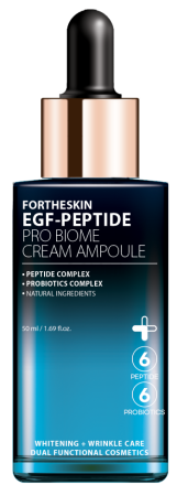FORTHESKIN Крем-сыворотка для лица антивозрастная EGF-Peptide Pro Biome Cream  Ampoule