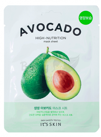It's SKIN Тканевая маска с экстрактом Авокадо -The Fresh  Avocado High-Nutrition Mask Sheet