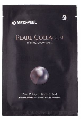 MEDI-PEEL Разглаживающая маска с жемчугом и коллагеном -Pearl Collagen Mask, 25 мл.
