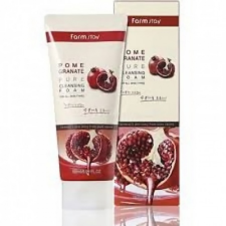 FARMSTAY Пенка для умывания с экстрактом Граната - Pomegranate Pure Cleansing Foam 180ml