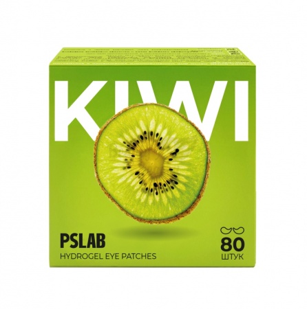 PSLAB Патчи для моментального увлажнения с экстрактом Киви Kiwi Hydra-Bomb Hydrogel Eye Patches 