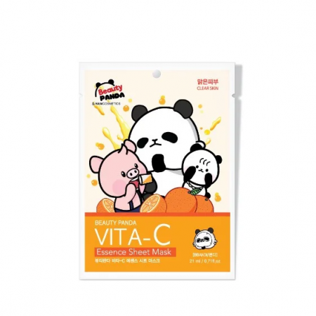 Beauty Panda Маска тканевая витамин С - Vita - C Essence Sheet Mask