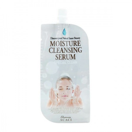 фото chamos очищающая сыворотка для лица -  moisture cleansing serum 20ml (mini)   уход
