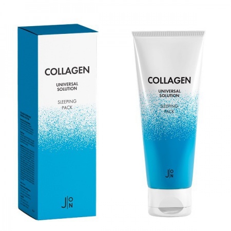 J:ON Маска для лица Коллаген - Collagen Universal Solution Sleeping Pack, 50 гр