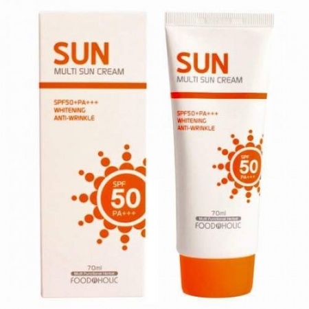 фотоFOODAHOLIC Солнцезащитный крем - Multi Sun Cream SPF50+ PA+++ бьюти сизон