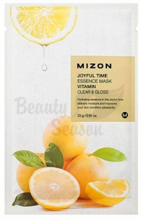MIZON Тканевая маска Витамин Joyful Time Essence Mask Vitamin Brightening & Radiance