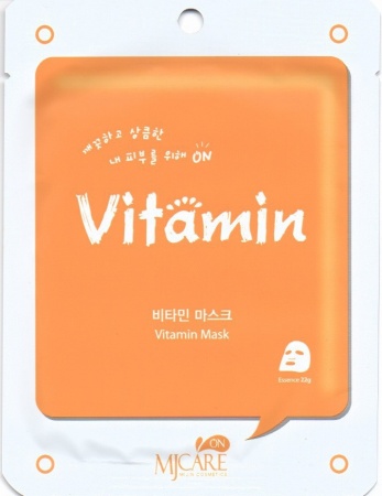 MIJIN Маска тканевая облепиха - Vitamin Tree Mask pack, 22gr